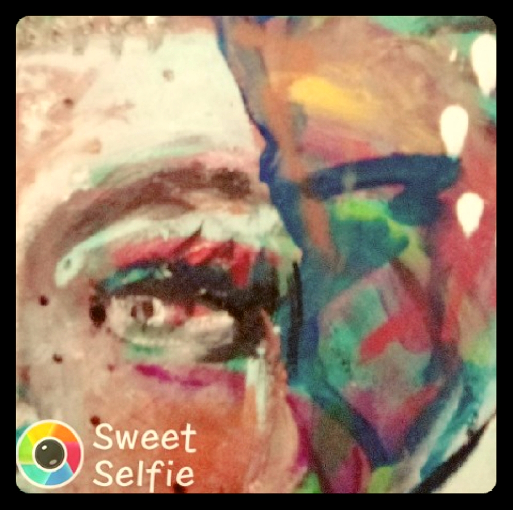 Abstract portrait. Modern art